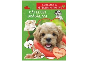 Cartea mea cu abțibilduri distractive. Cățeluși drăgălași - Paperback brosat - *** - Flamingo