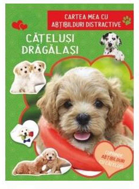 Cartea mea cu abțibilduri distractive. Cățeluși drăgălași - Paperback brosat - *** - Flamingo