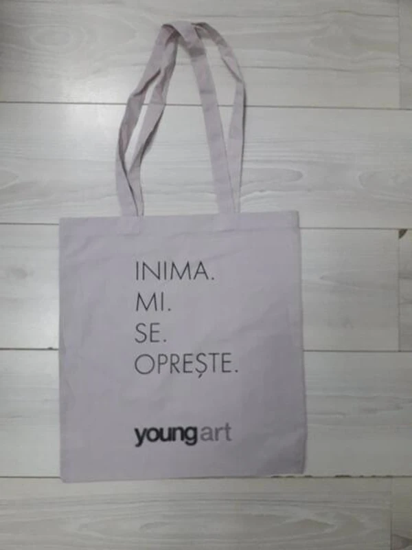 Plasă pânză cu imprimeu Young Art (roz) - ***