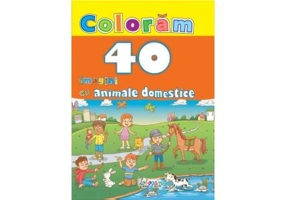 Colorăm. 40 imagini cu animale domestice - Paperback - *** - Erc Press