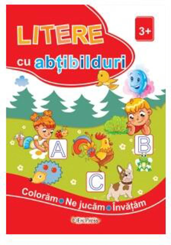 Litere cu abțibilduri (3 ani +) - Paperback - *** - Erc Press