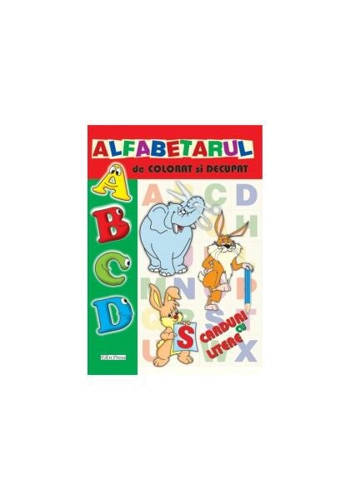 Alfabetarul de colorat și decupat - Paperback - *** - Erc Press