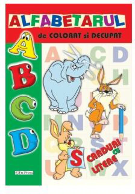 Alfabetarul de colorat și decupat - Paperback - *** - Erc Press