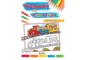 Trenuri de colorat (3-5 ani) - Paperback - *** - Erc Press