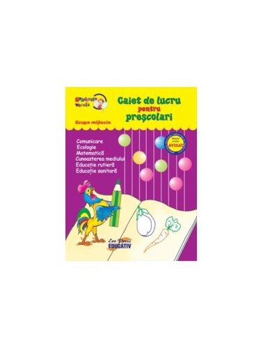 Grădinița veselă. Caiet de lucru pentru preșcolari. Grupa mijlocie - Paperback - *** - Erc Press