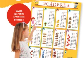 Scăderea 0/10. Planșe educaționale - Paperback - *** - Litera