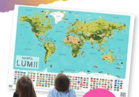 Harta lumii. Planșe educaționale - Paperback - *** - Litera