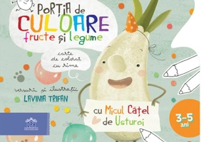 Porția de culoare. Fructe și legume. Carte de colorat cu rime - Paperback - Lavinia Trifan - Didactica Publishing House