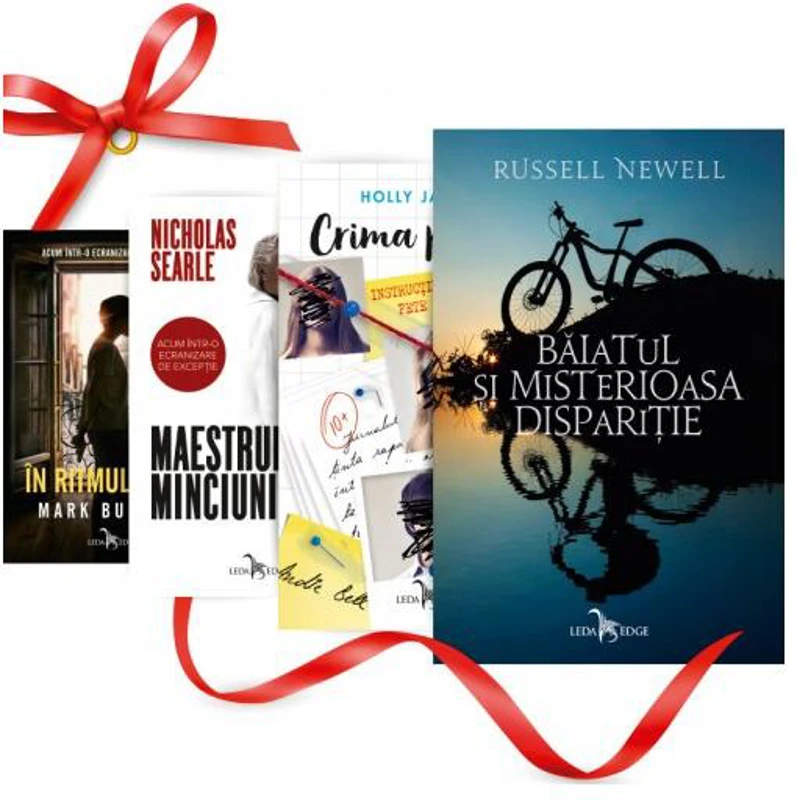 Pachet thriller (4 volume) - Paperback brosat - Holly Jackson, Russell Newell, Mark Burnell, Nicholas Searle - Leda
