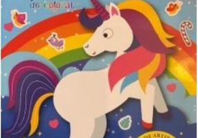 Unicorni. Carte de colorat cu 100 de abțibilduri - Paperback brosat - *** - Flamingo
