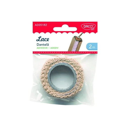 Acesorii de craft: Dantelă roz autoadezivă DACO - AD051RZ - ***