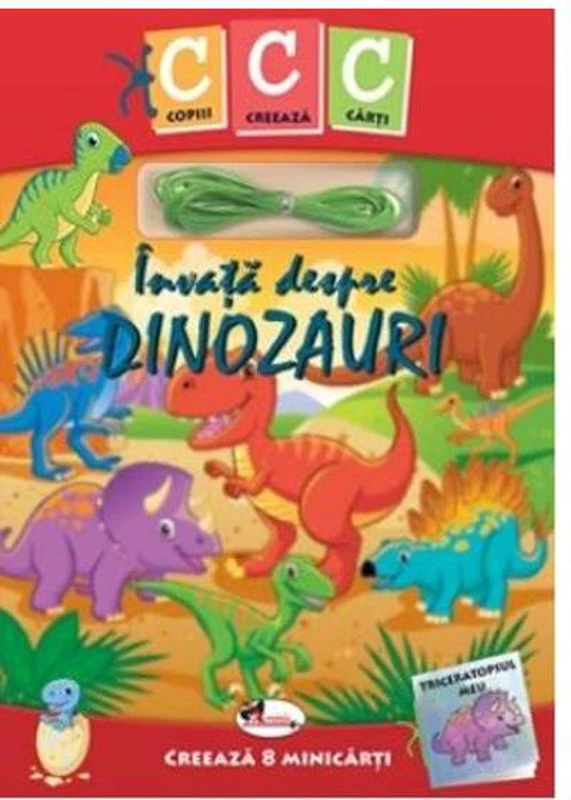Învață despre dinozauri. Copiii creează cărți - Paperback brosat - *** - Aramis