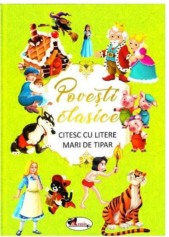 Povești clasice. Citesc cu litere mari de tipar - Hardcover - *** - Aramis