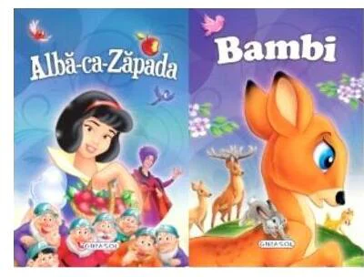 2 Povești: Alba-că-zăpada și Bambi - Hardcover - *** - Girasol