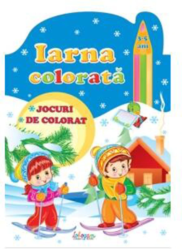 Iarna colorată, 3-5 ani. Jocuri de colorat - Paperback brosat - *** - Erc Press