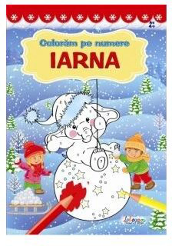 Iarna. Colorăm pe numere - Paperback brosat - *** - Erc Press
