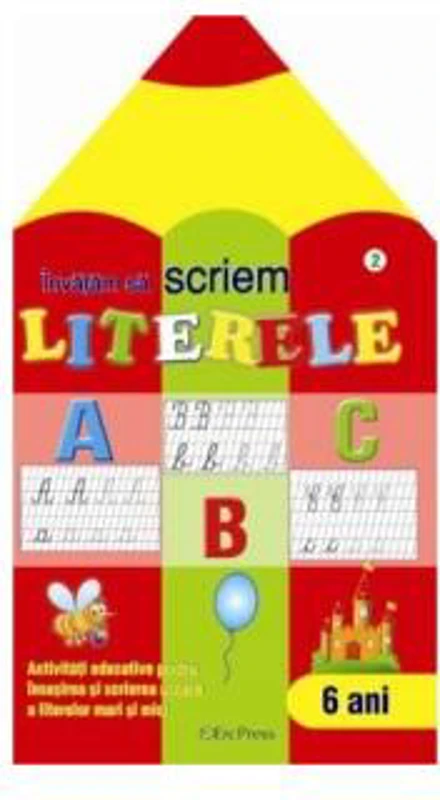 A,B,C Învățăm să scriem literele - Paperback brosat - *** - Erc Press