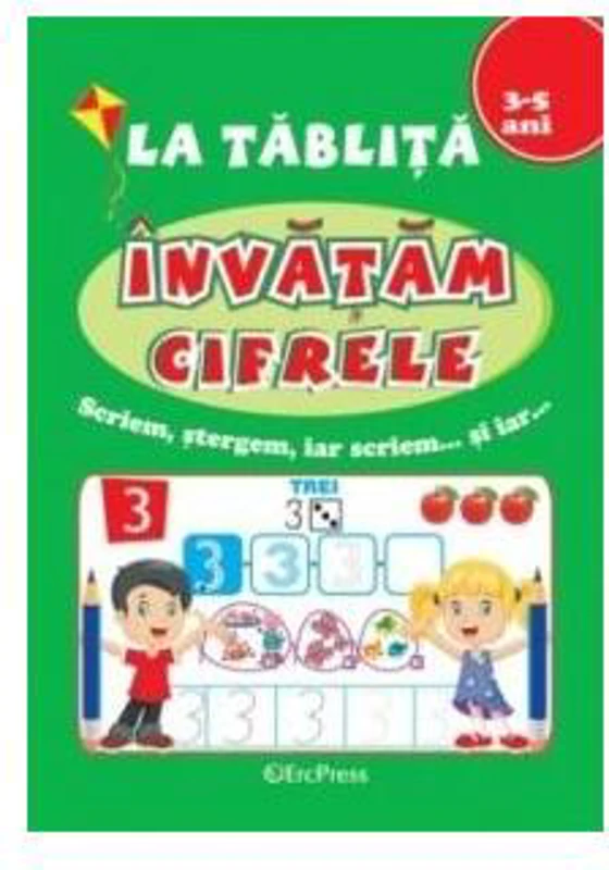 La tăbliță - Învățăm cifrele - Paperback brosat - *** - Erc Press