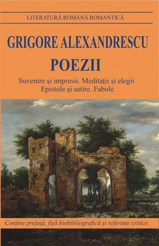 Poezii - Paperback brosat - Grigore Alexandrescu - Cartex