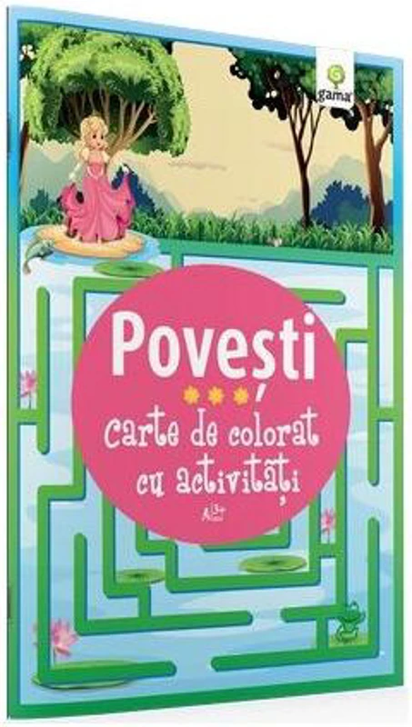 Carte de colorat cu activități. Povești (3-5 ani) - Paperback - *** - Gama