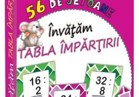 Învățăm tabla împărțirii - 56 de jetoane - Paperback brosat - *** - Didactica Publishing House