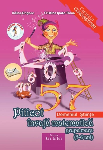 Piticot învață matematică 5-6 ani - Paperback brosat - Adina Grigore, Cristina Ipate-Toma - Ars Libri