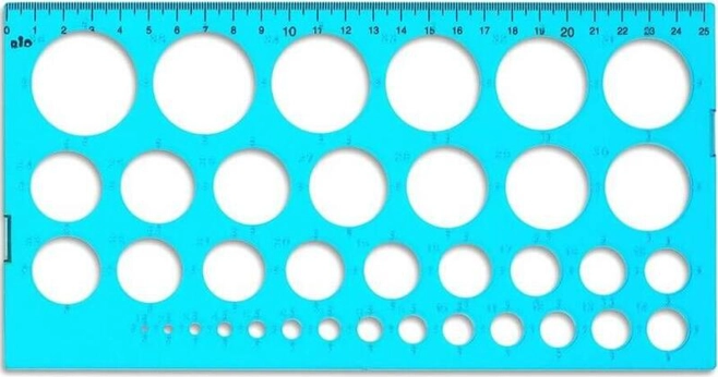 Șablon 25 cm, 36 cercuri Rio - ***
