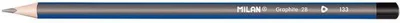 Creion grafit triunghiular 2B Milan - ***