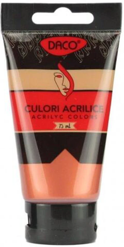 Culori acril 75 ml DACO, maro metalic - ***
