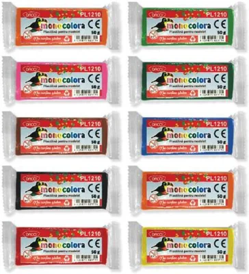 Plastilină DACO Monocolora 50g - PL1210 - ***