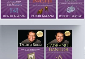 Pachet Autor Robert T. Kiyosaki - Paperback brosat - Robert T. Kiyosaki, Sharon L. Lechter - Curtea Veche