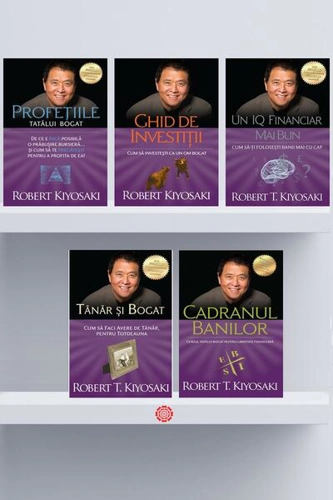 Pachet Autor Robert T. Kiyosaki - Paperback brosat - Robert T. Kiyosaki, Sharon L. Lechter - Curtea Veche