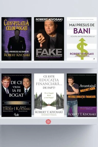 Pachet Robert T. Kiyosaki | Educație financiară - Paperback brosat - Donald J. Trump, Meredith McIver, Rich Dad Advisors, Robert T. Kiyosaki, Sharon L. Lechter, Tom Wheelwright - Curtea Veche