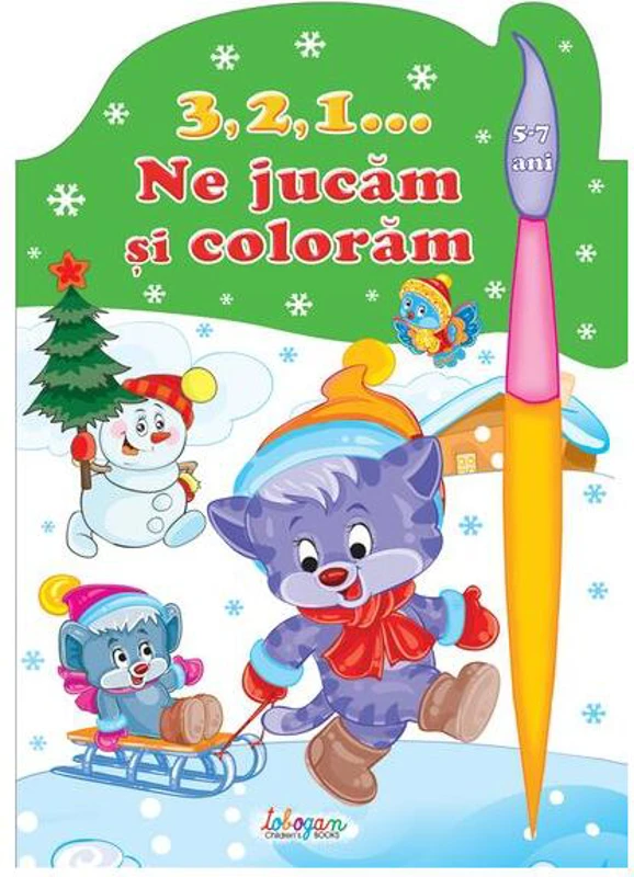 3, 2, 1… Ne jucăm și colorăm 5-7 ani - Paperback brosat - *** - Erc Press