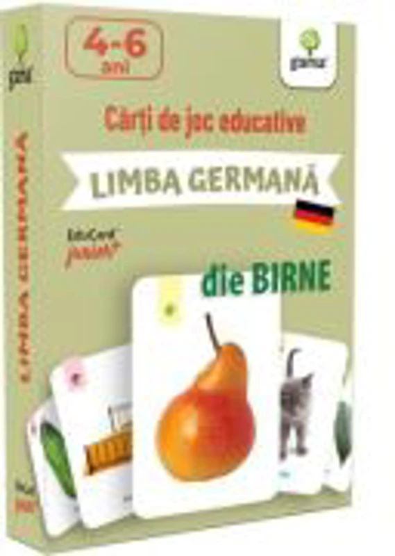 Limba Germana. EduCard Junior plus. Carti de joc educative