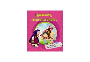 Hansel și Gretel - Povești cu puzzle - Hardcover - Fraţii Grimm - Aramis