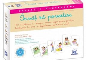 Învăț să povestesc cu Montessori. 90 de jetoane pentru relatat povești și ghid - Paperback - Charlotte Poussin - Didactica Publishing House