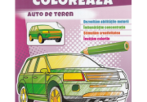 Coloreaza auto de teren. Autocolante model