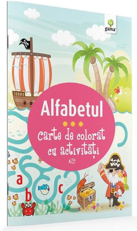 Alfabetul. Carte de colorat cu activități - Paperback brosat - *** - Gama