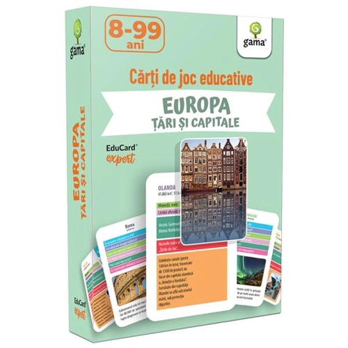 Europa: Țări și capitale - Board book - Gama
