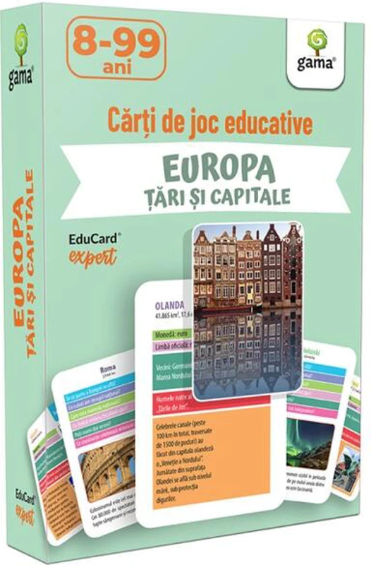 Europa: Țări și capitale - Board book - Gama