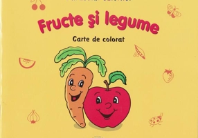 Fructe și legume. Carte de colorat - Paperback - Victoria Raţă - Prut