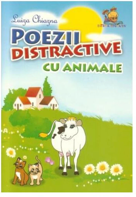 Poezii distractive cu animale - Hardcover - Luiza Chiazna - Lizuka Educativ