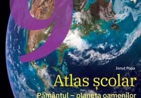 Atlas școlar. Clasa a IX-a. Pământul - planeta oamenilor. Elemente de geografie fizică - Paperback - Ionuţ Popa - Art Klett