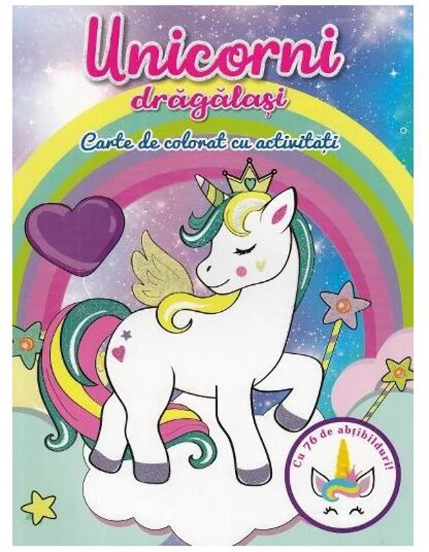 Unicorni drăgălași. Carte de colorat cu activități - Paperback - *** - Flamingo