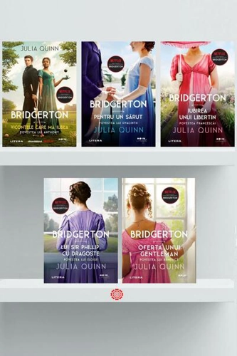 Pachet Seria Bridgerton 1 (incomplet) - Paperback brosat - Julia Quinn - Litera