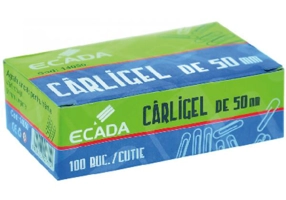 Set 100 agrafe ECADA, 50 mm