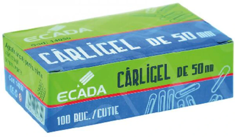 Set 100 agrafe ECADA, 50 mm