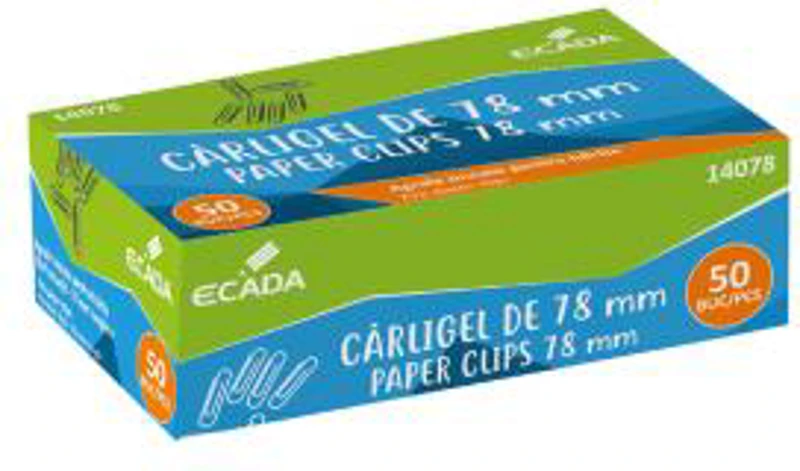 Set 50 agrafe ECADA, 78 mm
