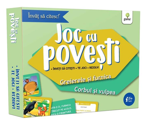 Greierele și furnica • Corbul și vulpea - Hardcover - Gama